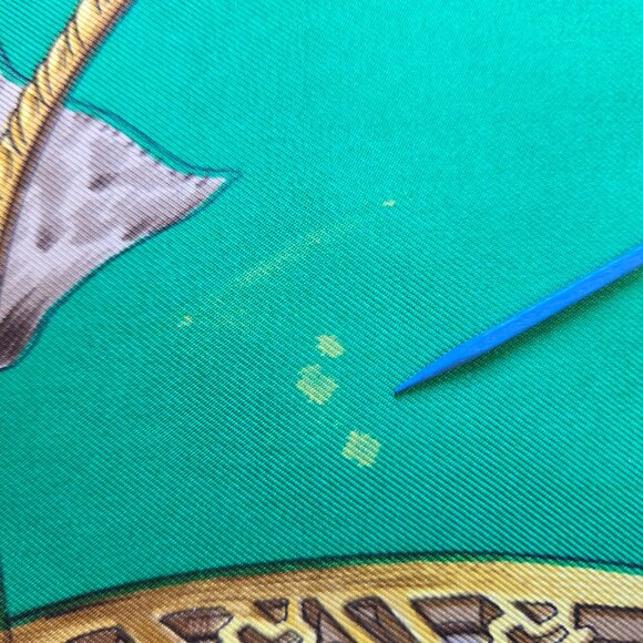 Hermès Vintage Silk Scarf Étriers Stirrups Equestrian Hand Rolled - Picture 5 of 16